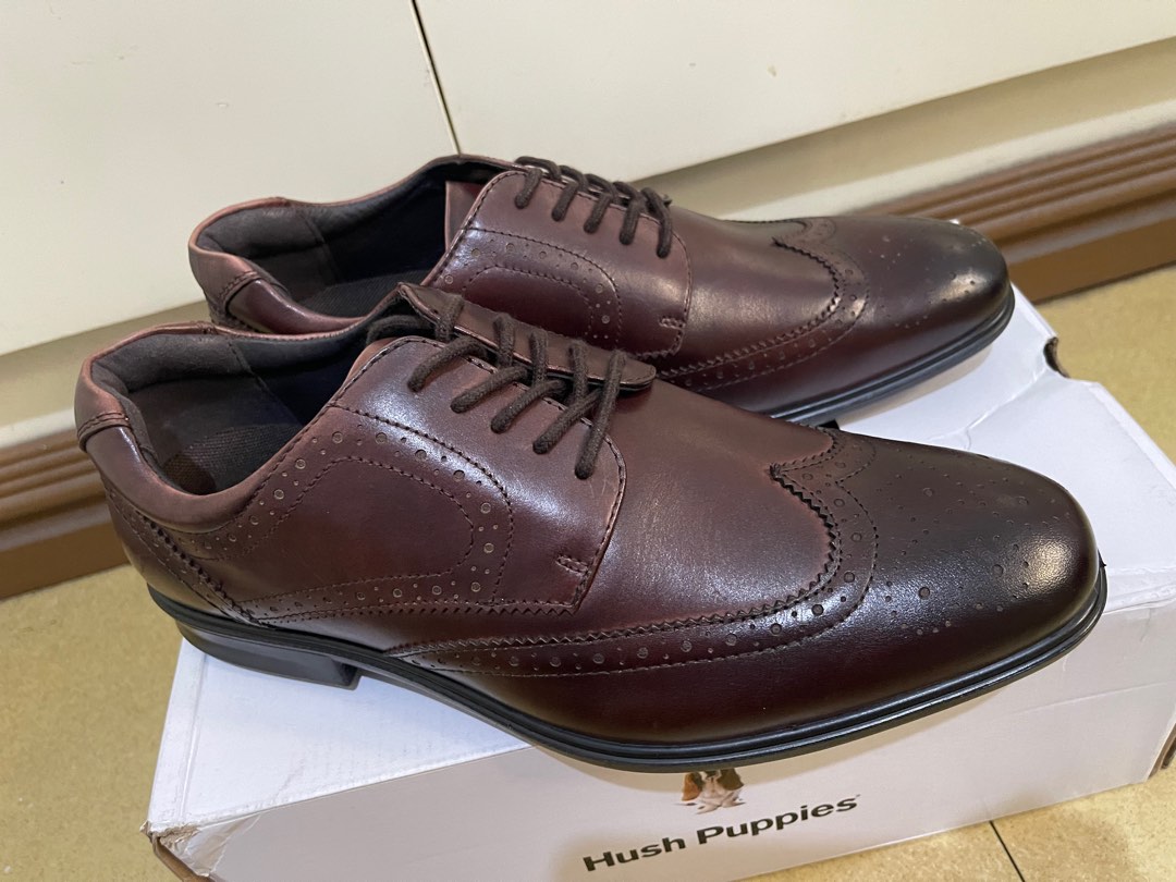 Hush Puppies leather shoes, Men's Fashion, Footwear, Dress Shoes on