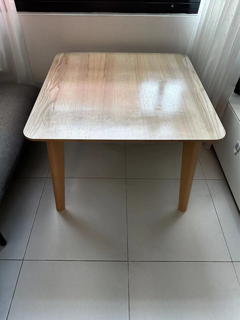 IKEA LISABO Coffee table, ash veneer, Furniture & Home Living