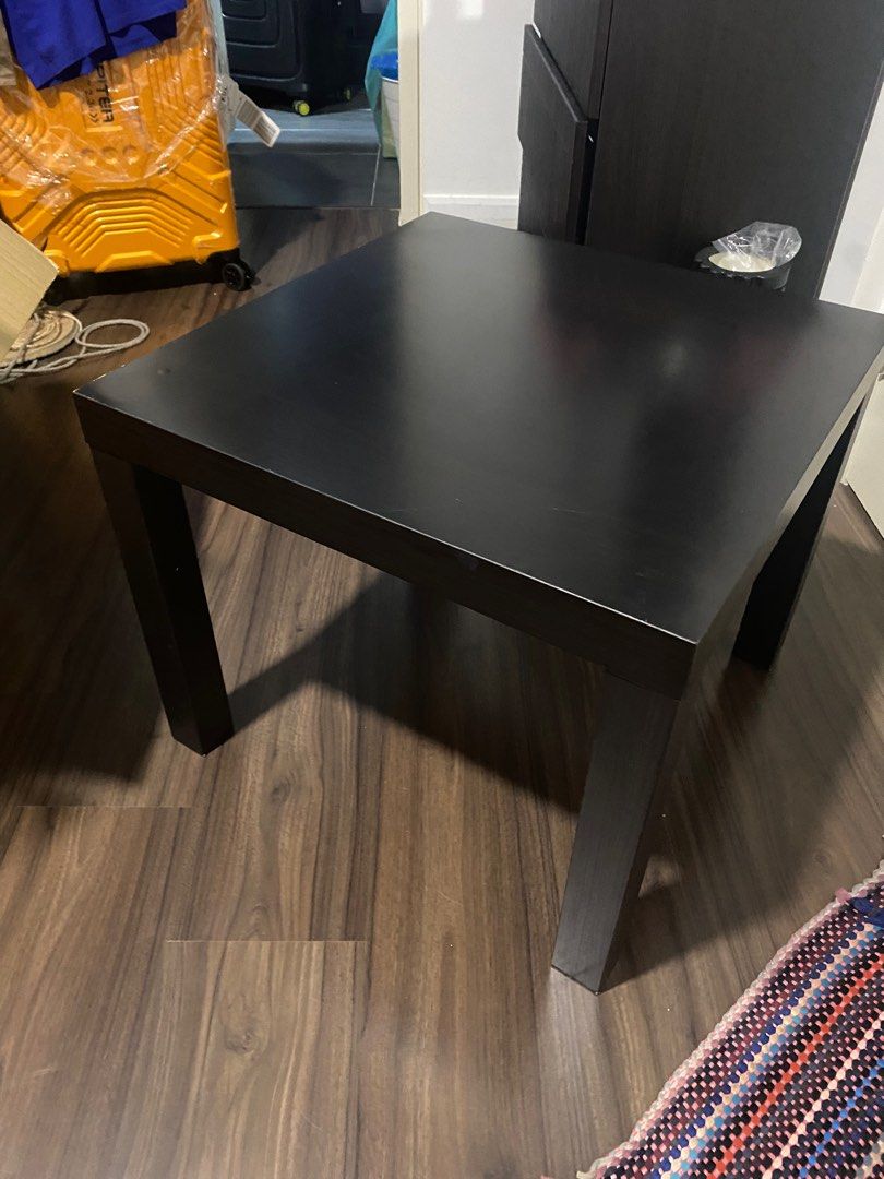IKEA side table black, Furniture & Home Living, Furniture, Tables
