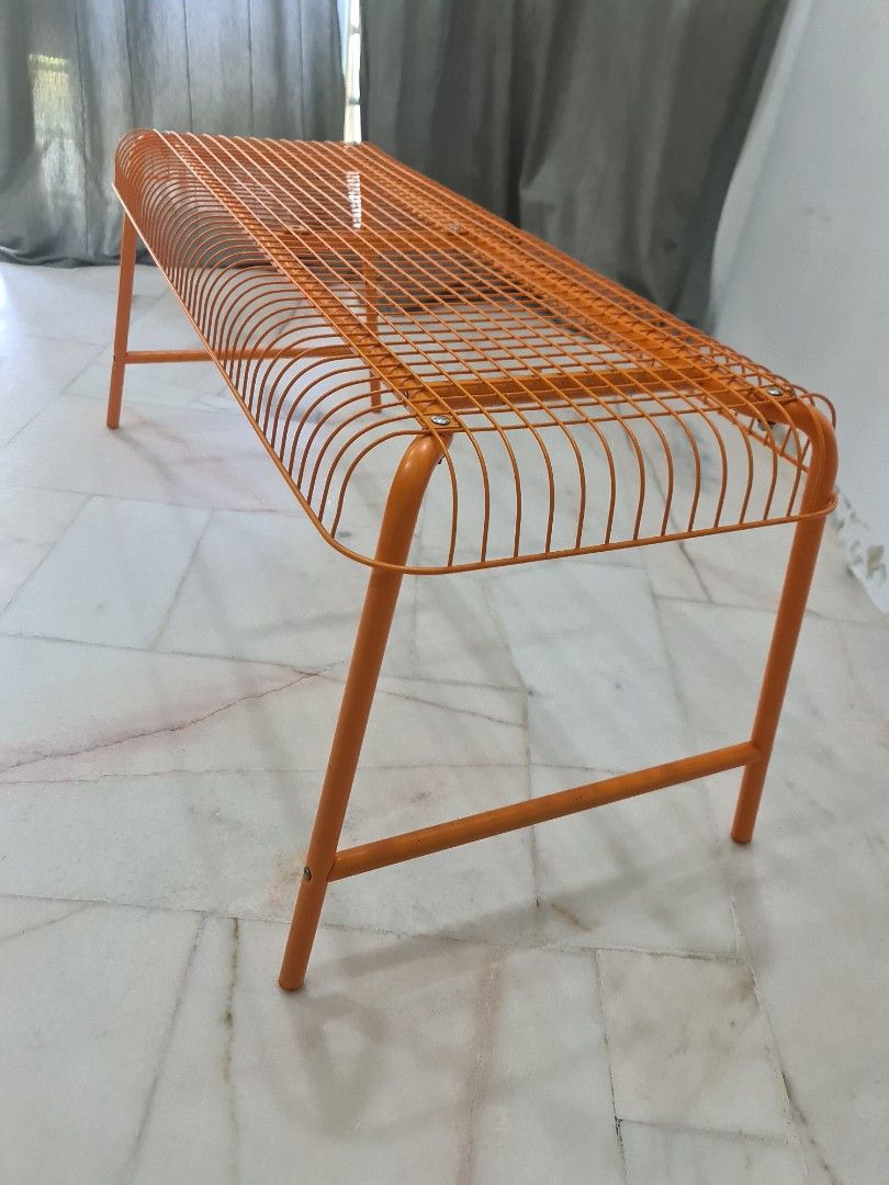 Ikea metal bench deals