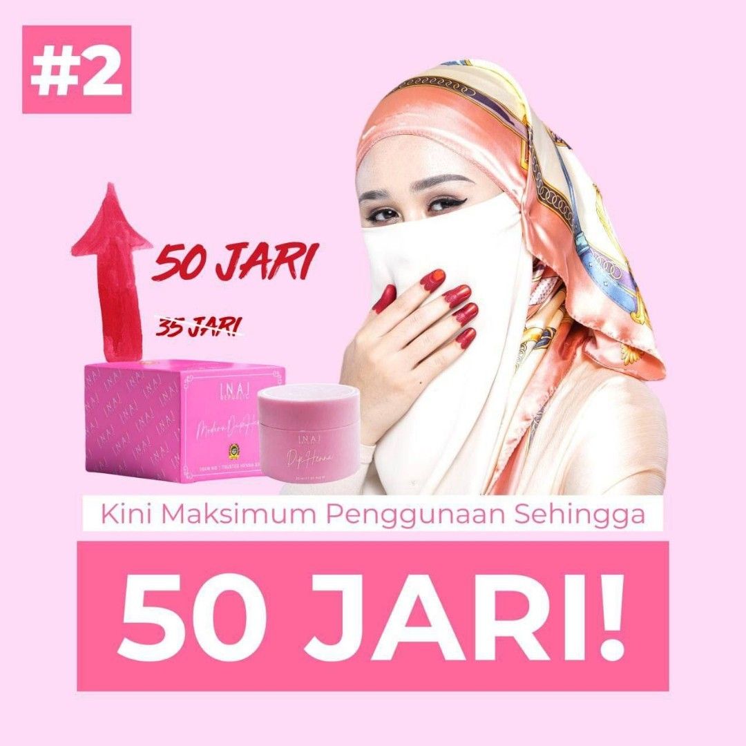 Inai Republic Inai Celup Henna Dip, Beauty & Personal Care, Hands