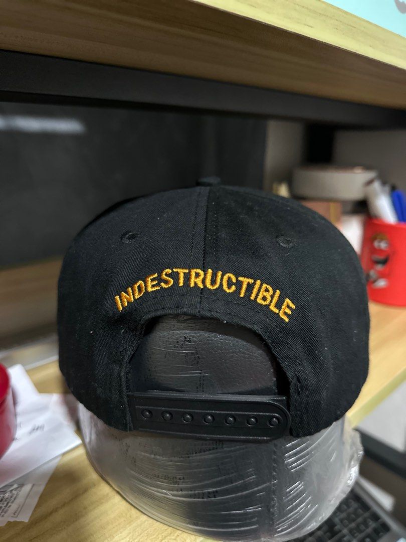 Indestructible “hot stuff” unstructured snapback, Men's Fashion, Watches &  Accessories, Caps & Hats on Carousell