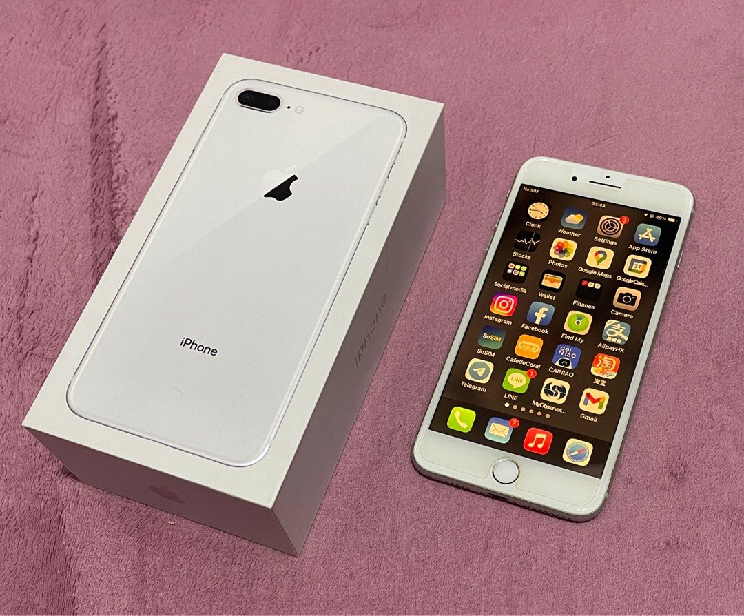 iPhone 8 Plus 256GB Silver, 手提電話, 手機, iPhone, iPhone 8 系列