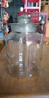 JAPAN BIG COOKIE, CANDY GLASS JAR WITH SEALED COVER
