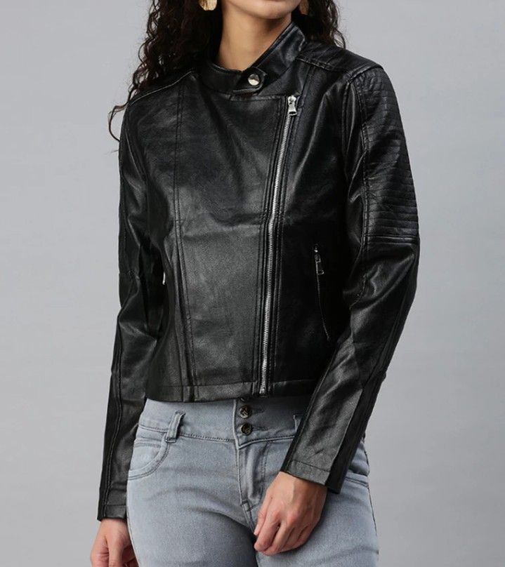 Jennie leather jacket store