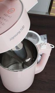 [LIMITED EDITION PINK COLOUR] Joyoung 1.2L Full Automated Multi Function Grinded Soy-Milk Maker Multigrain Paste Grinder Vege Fruit Juice Blender