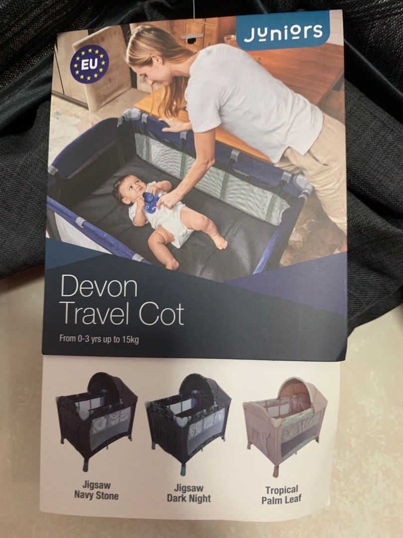 Juniors devon travel cot discount