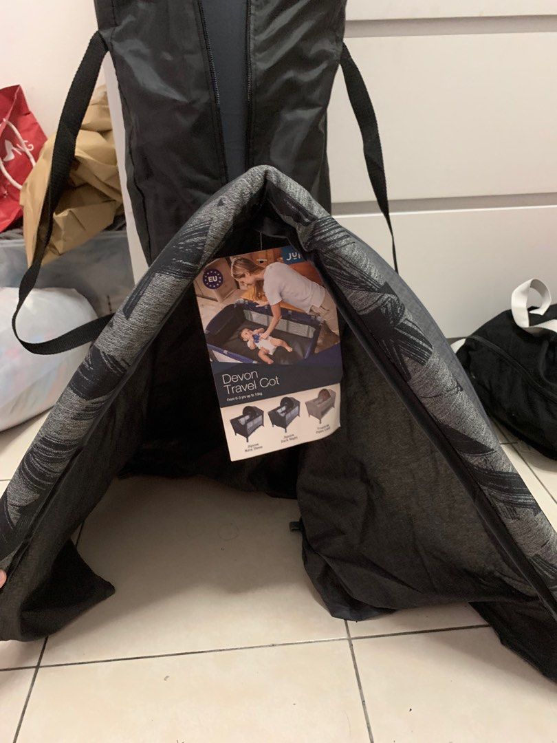 Juniors devon shop travel cot