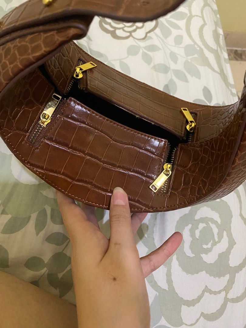 JW PEI Rantan Bag - Purple Croc, Fesyen Wanita, Tas & Dompet di Carousell