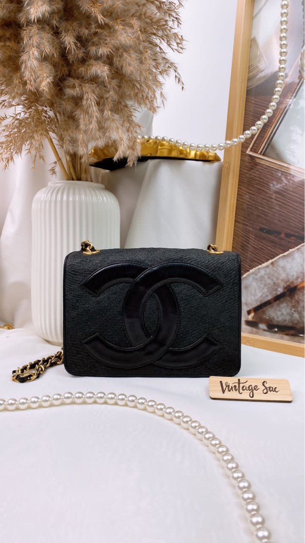 Chanel Vintage Classic Black Mini Timeless Crossbody Bag - LAR Vintage