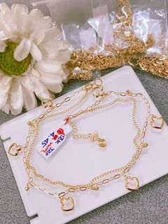 K18 Double Chain Anklet jg