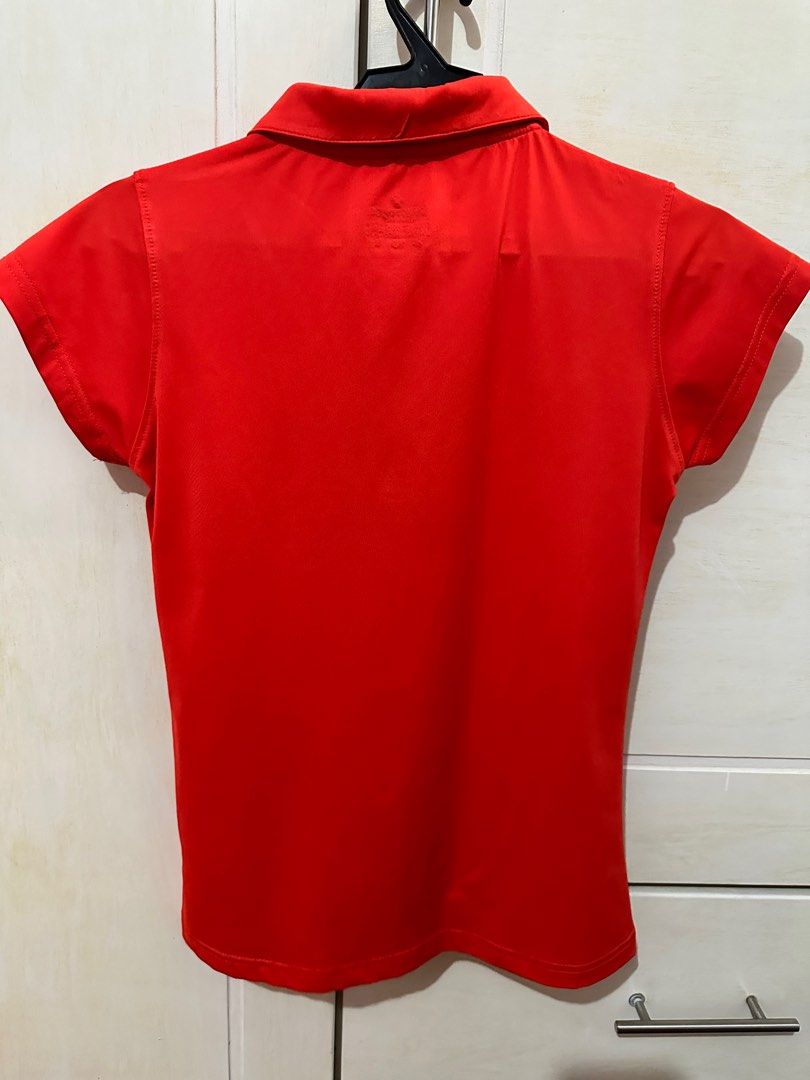 Kampfortis Ladies Golf Shirt (Category: Shirts) located in Dasmarinas. Submitted by heyylei (Listing ID 1254647329, Image 3). Description: Kampfortis Golf Shirt in red orange Asian size S, US XS Never worn, just washed. .