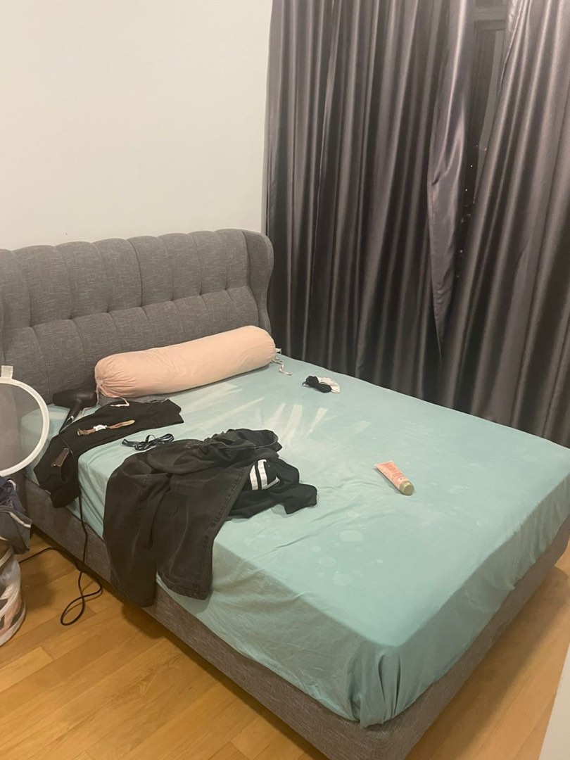 King Koil Serenity Mattress + Divan + Headboard, Furniture & Home