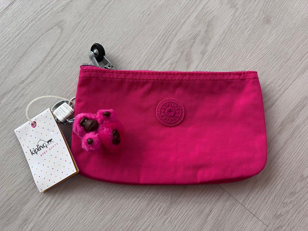 Kipling Creativity Large Pouch Vibrant Pink Women s Fashion