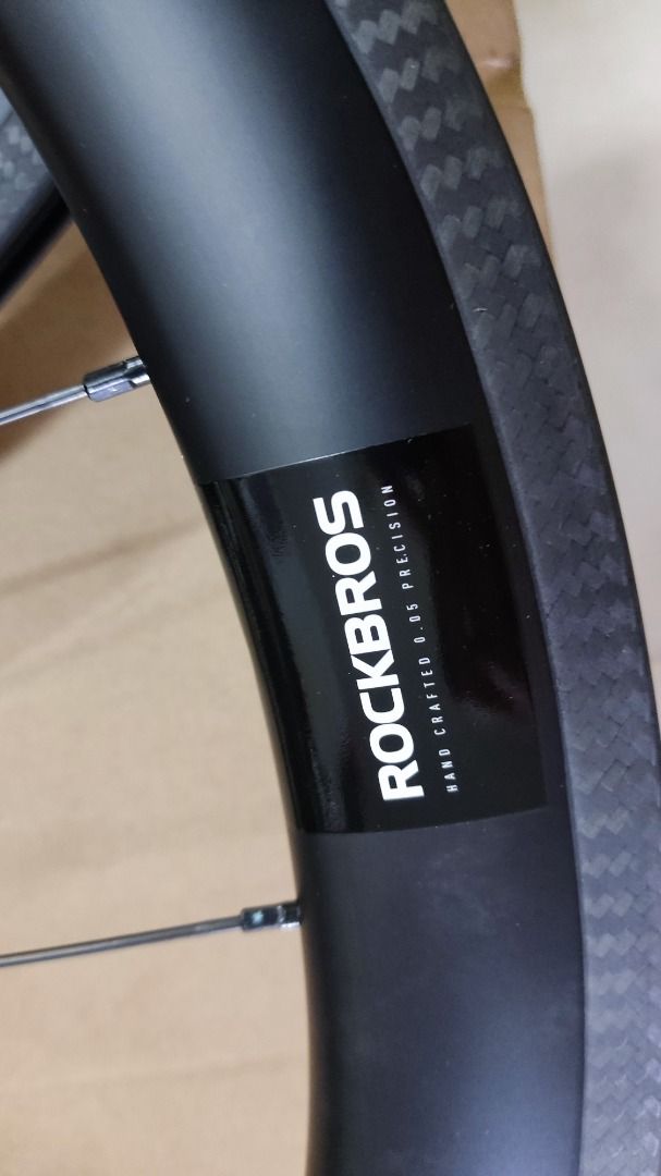 LAST UNIT CLEARANCE Rockbros 50mm 1420gram Aero Carbon Wheelset