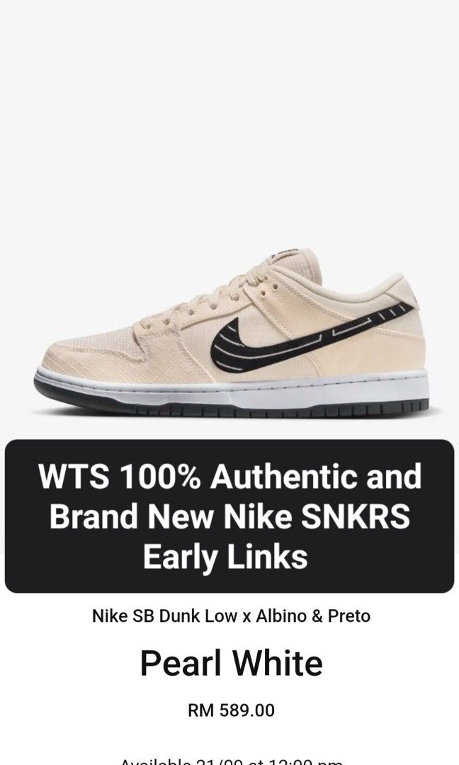 Latest Updates-Nike SB Dunk Low x Albino & Preto 