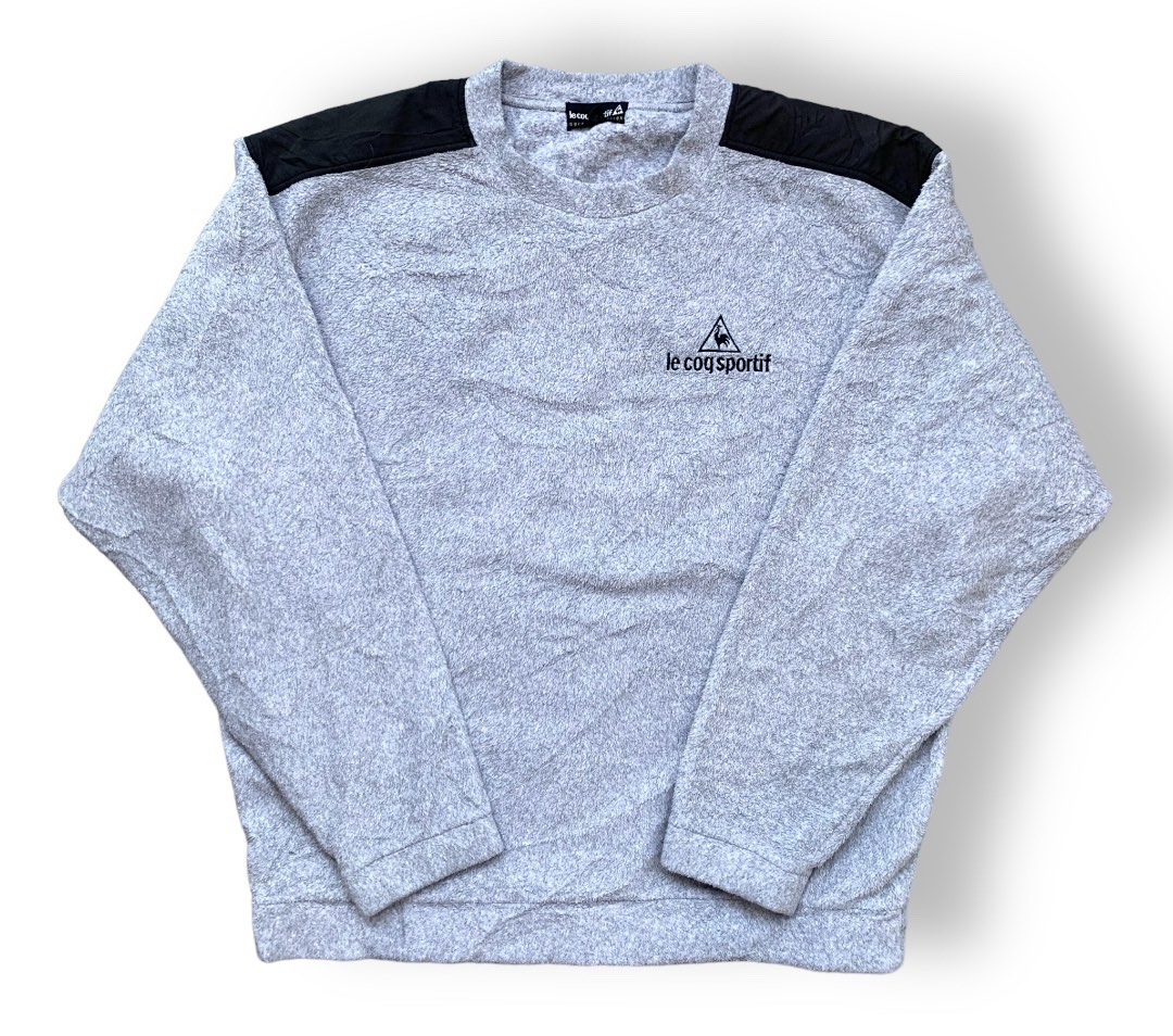 Le coq sportif crewneck polar Fesyen Pria Pakaian Baju Luaran
