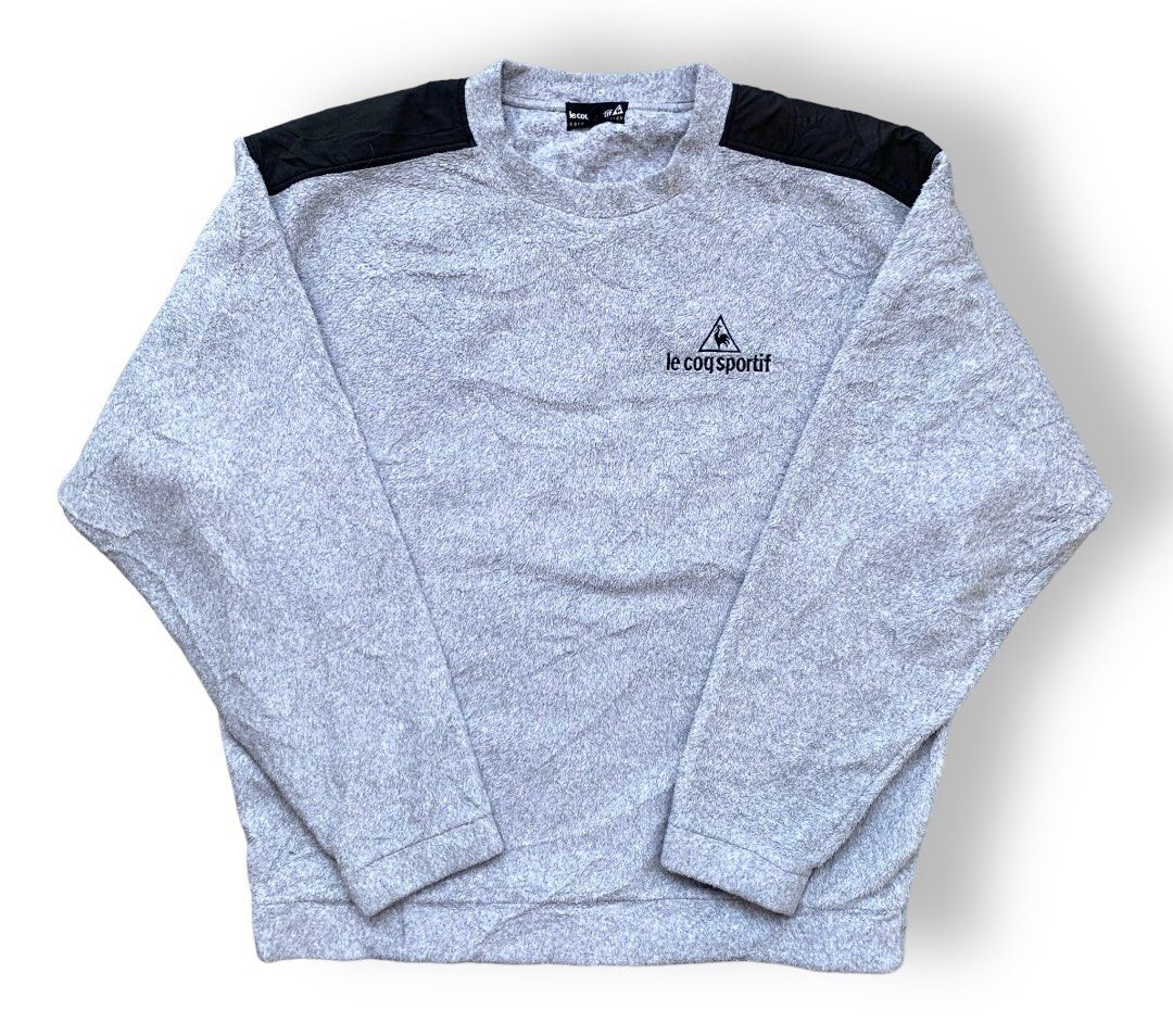 Le coq sportif crewneck polar Fesyen Pria Pakaian Baju Luaran