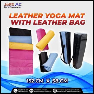 Leather Yoga Mat Exercise Gym Equipment