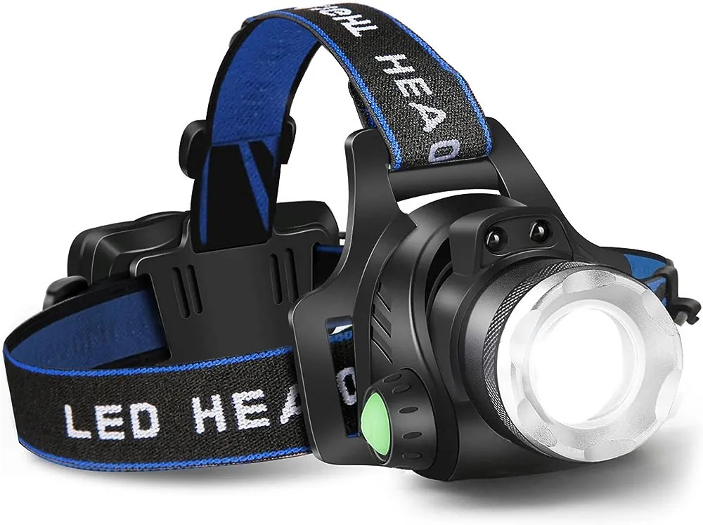 VUNEXO Rechargeable Headlamp Flashlights, Super Bright Head Lamp IPX4 Waterproof  LED Headlamps with Modes and Adjustable Headband Perfect for Running,  Camping, Hiking, Climbing, Fishing, Sports Equipment, Other Sports  Equipment and Supplies
