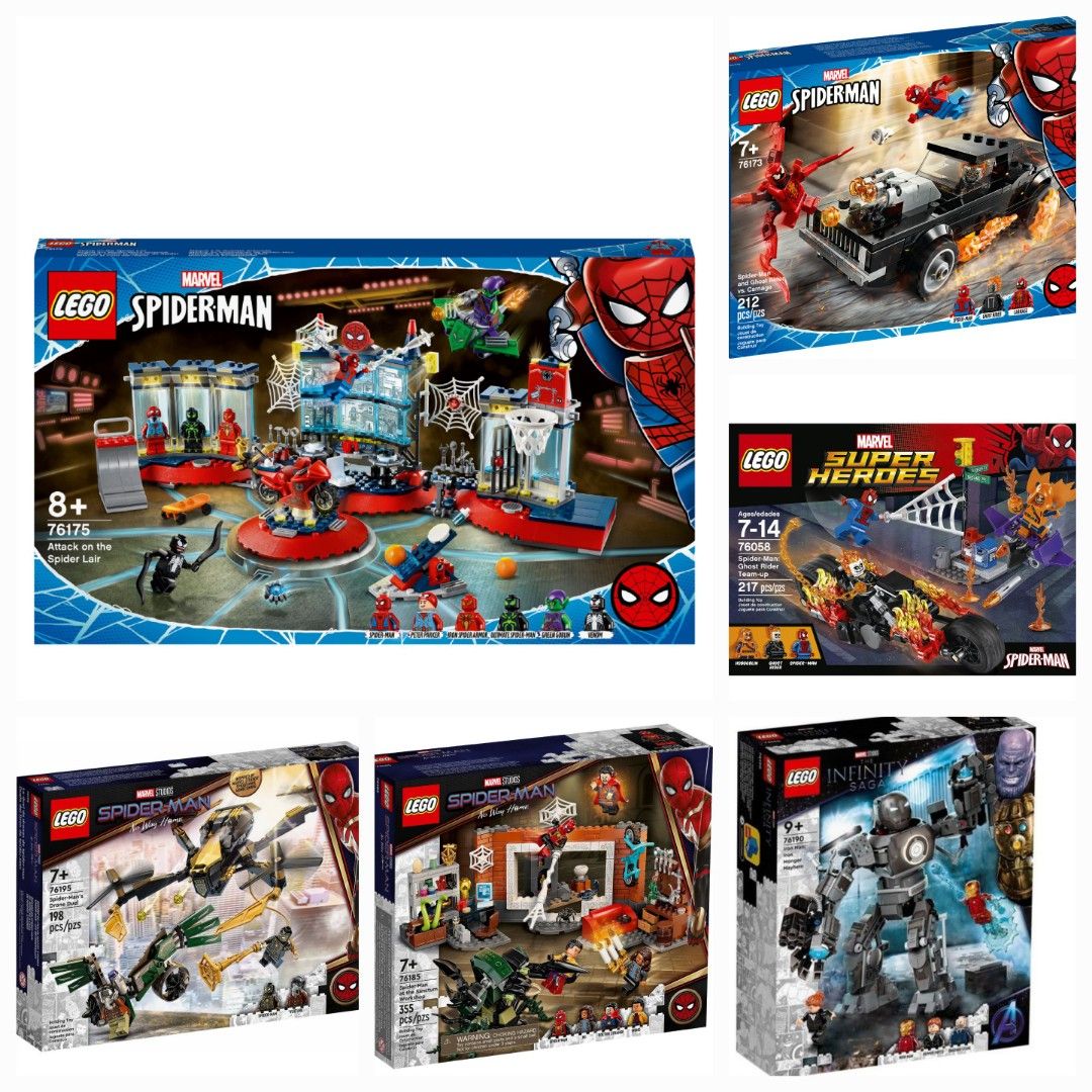 Lego spider man lair outlet