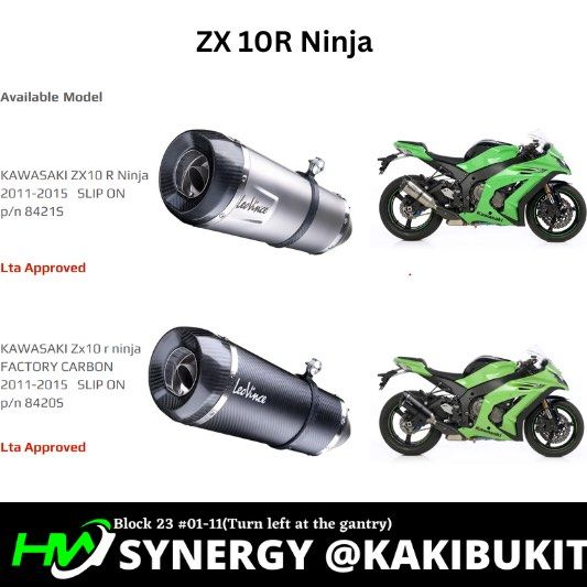Exhaust Silencer Leovince Lv-10 Titanium Kawasaki Zx-10Rr Ninja 2017 - 2020