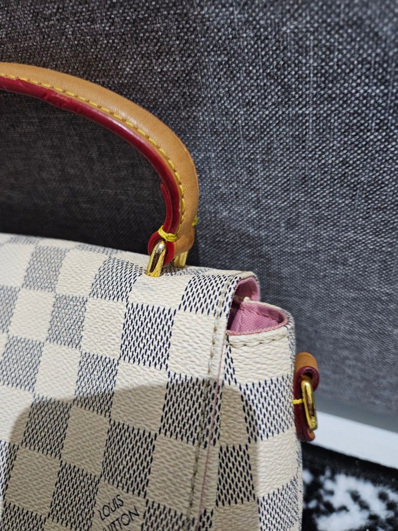 Croisette Bag Louis Vuitton Damier Azur Croisette Azur Canvas