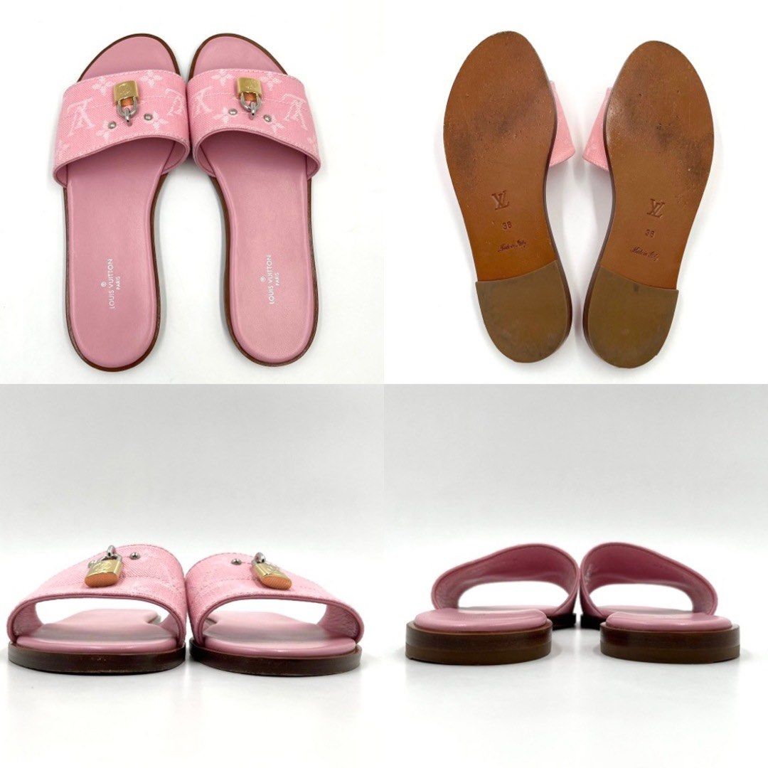 LOUIS VUITTON LOCK IT MULE, Women's Fashion, Footwear, Flipflops and Slides  on Carousell