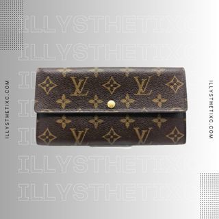 Shop Louis Vuitton PORTEFEUILLE EMILIE 2023 SS Monogram Unisex