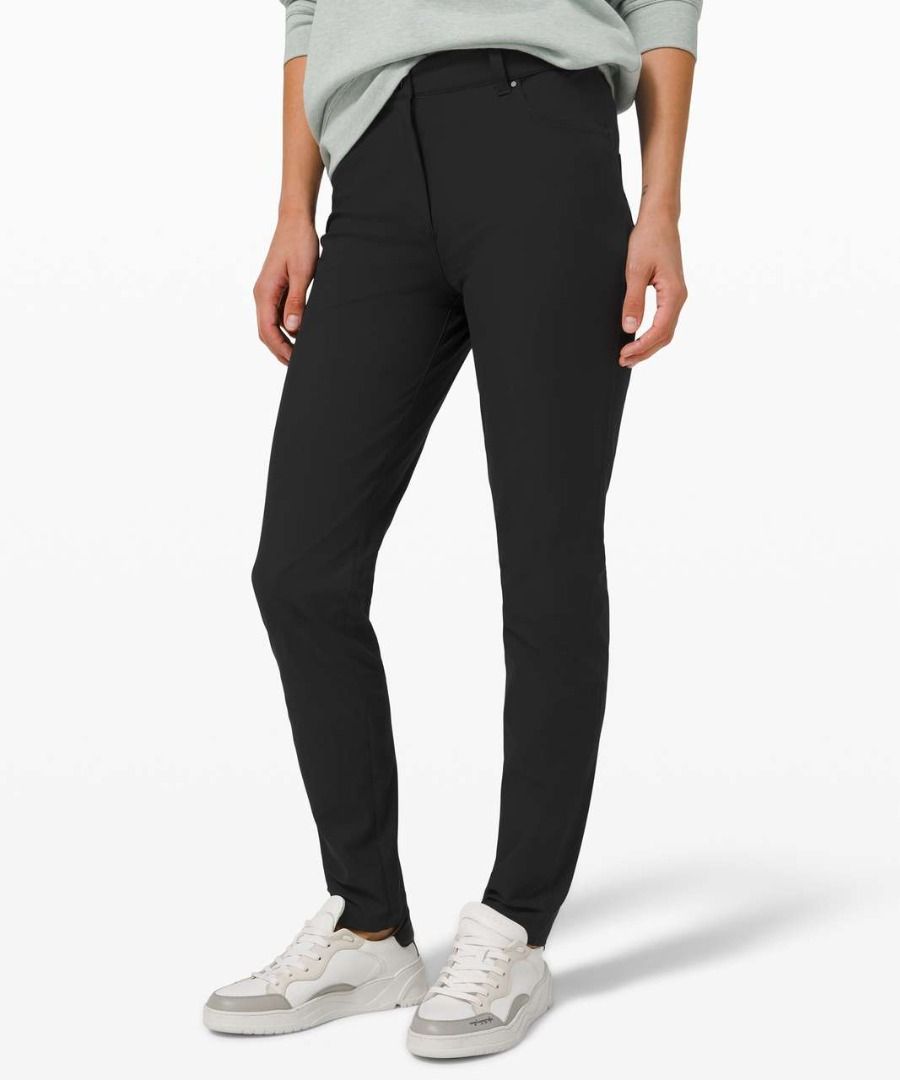 Lululemon athletica City Sleek Slim-Fit 5 Pocket High-Rise Pant, Women's  Trousers