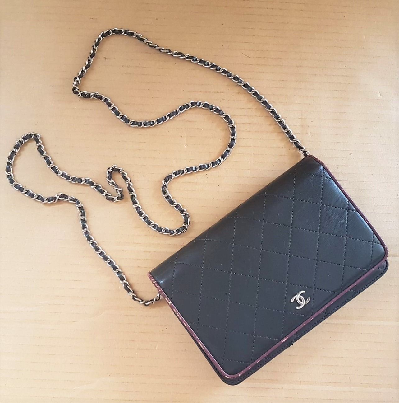 Vintage Chanel Bag Luxury Chanel Classic Wallet on Chain Made in