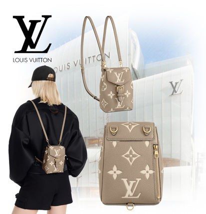 LV Louis Vuitton By The Pool Backpack/Sling Mini, Luxury, Bags