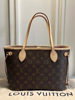 FINAL SALE* LOUIS VUITTON Classic black monogram embossed gold-plated front  leather tote bag, Luxury, Bags & Wallets on Carousell
