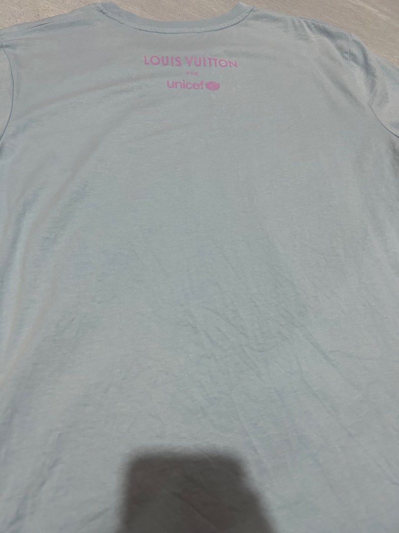 Louis Vuitton For Unicef World Run ‘22 T-shirt White 100% Cotton Size XL