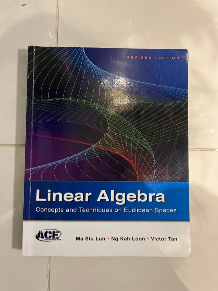 MA1101R linear algebra textbook NUS, Hobbies & Toys, Books & Magazines ...