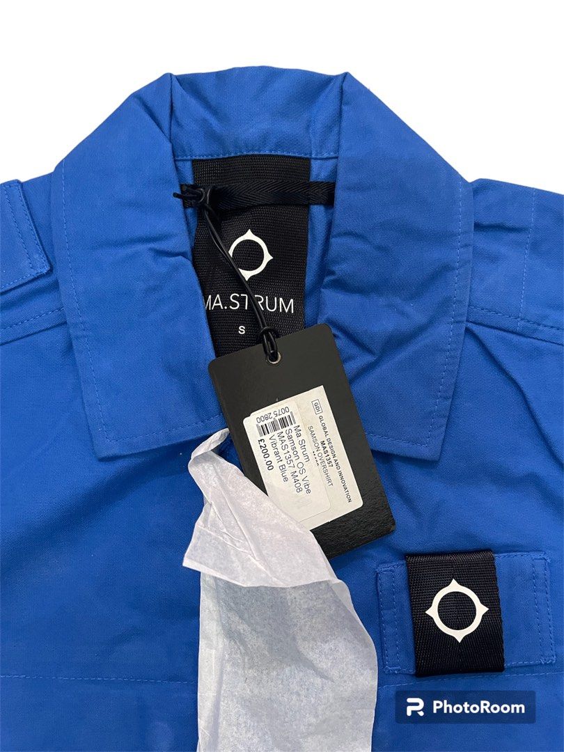 Ma strum blue overshirt on sale