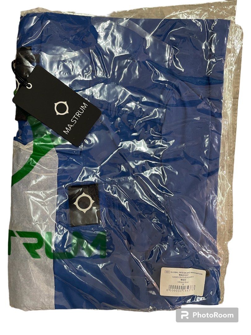 Ma Strum Overshirt Samson Vibrant Blue S