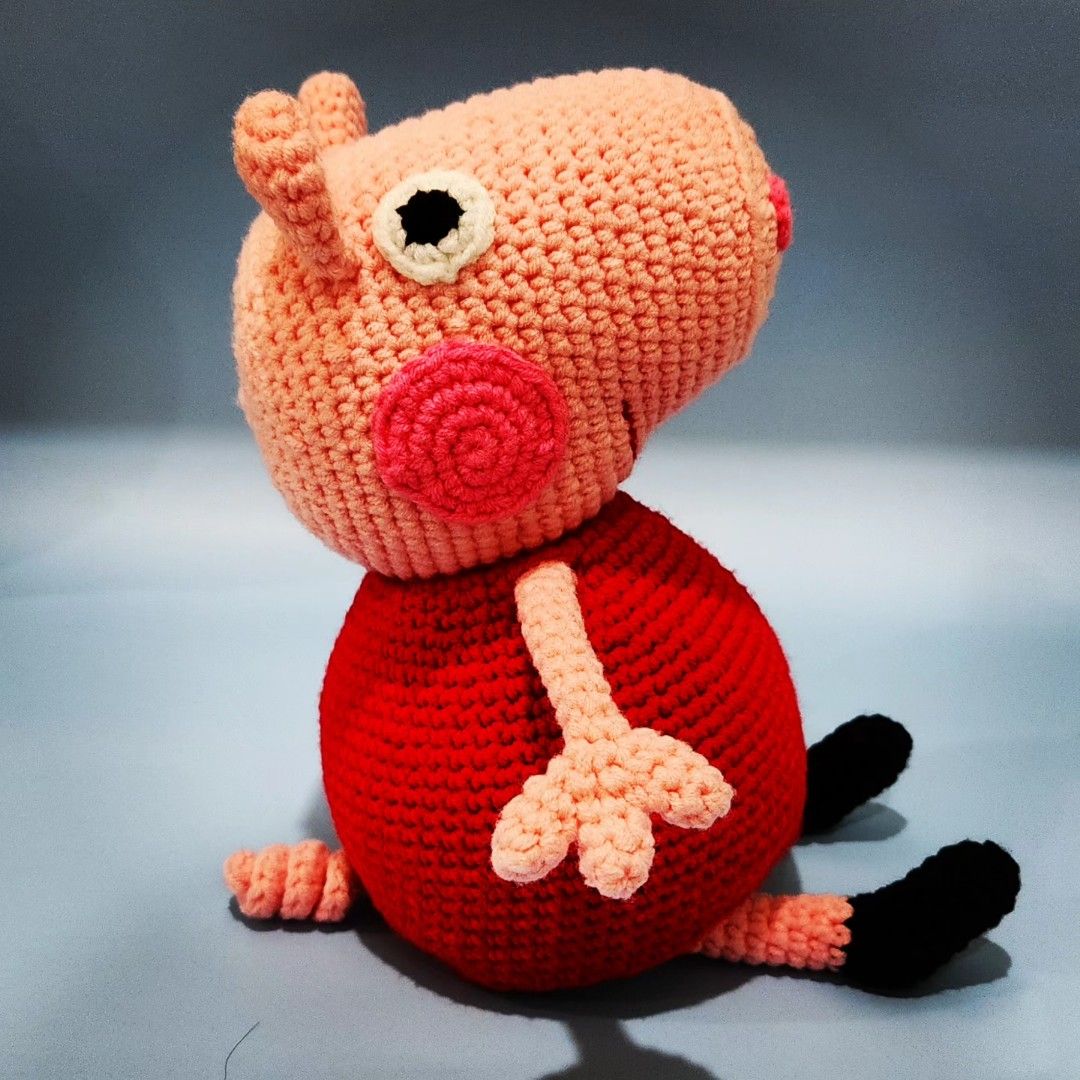 Crochet peppa pig best sale bag