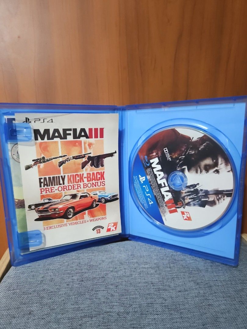PS4 Game PS5 Game Mafia 3 Mafia III, Video Gaming, Video Games, PlayStation  on Carousell