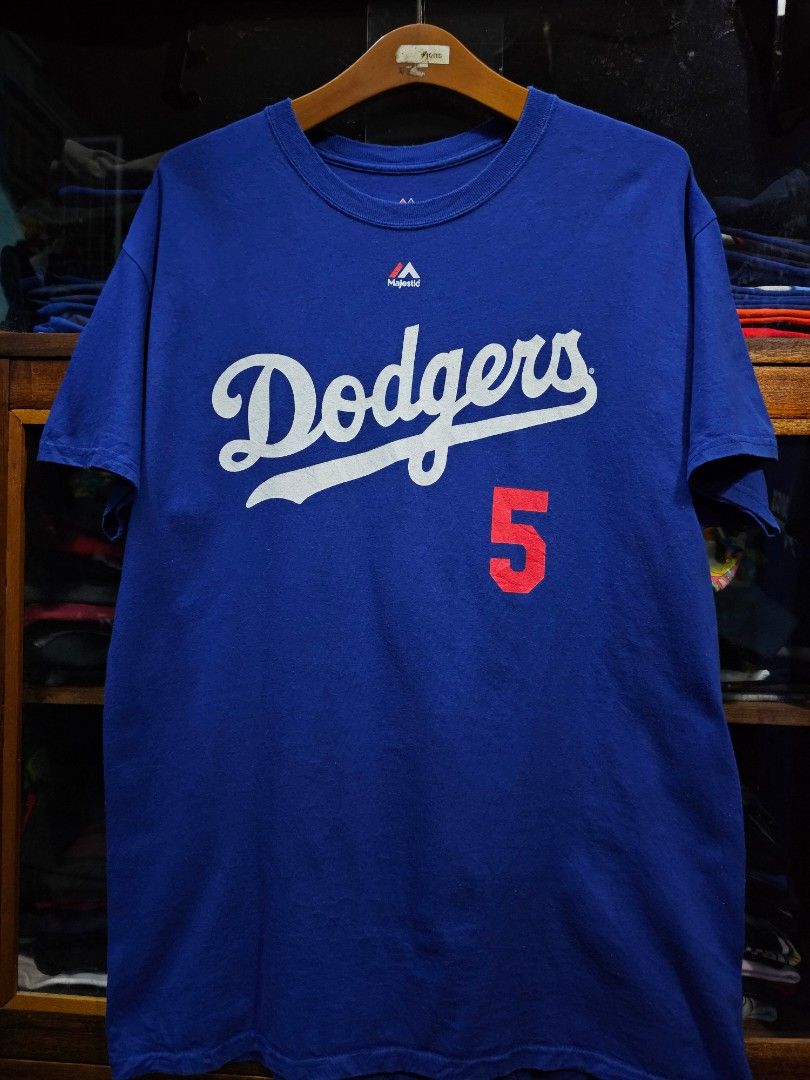 Nike Men's Los Angeles Dodgers Blue Team 42 T-Shirt