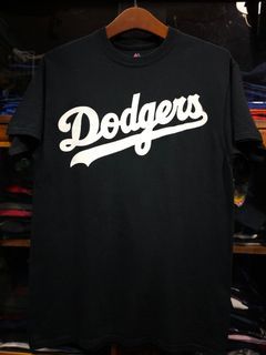 Majestic Los Angeles LA Dodgers Dodger Stadium Shirt Kershaw M Medium Blue