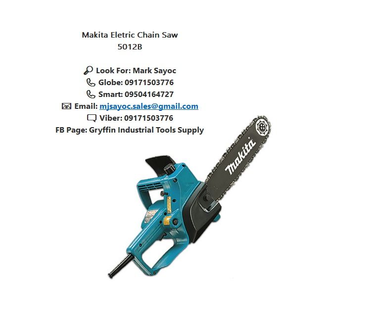 Makita Eletric Chain Saw 5012B, Commercial & Industrial, Industrial ...