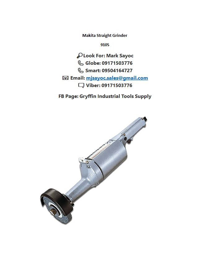 Makita Straight Grinder 9105, Commercial & Industrial, Industrial