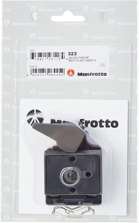MANFROTTO ADAPTATEUR AVEC PLATEAU RAPIDE ET FLUIDE+CRAN DE SECURITE 577