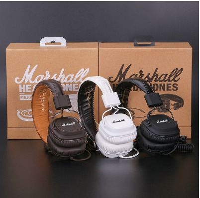 Marshall Major 1 Headphones Noise Cancelling Deep Bass Stereo
