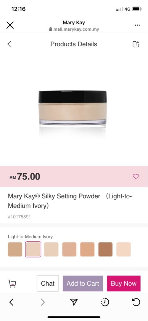 Mary Kay Silky Setting Powder, Beauty & Personal Care, Face
