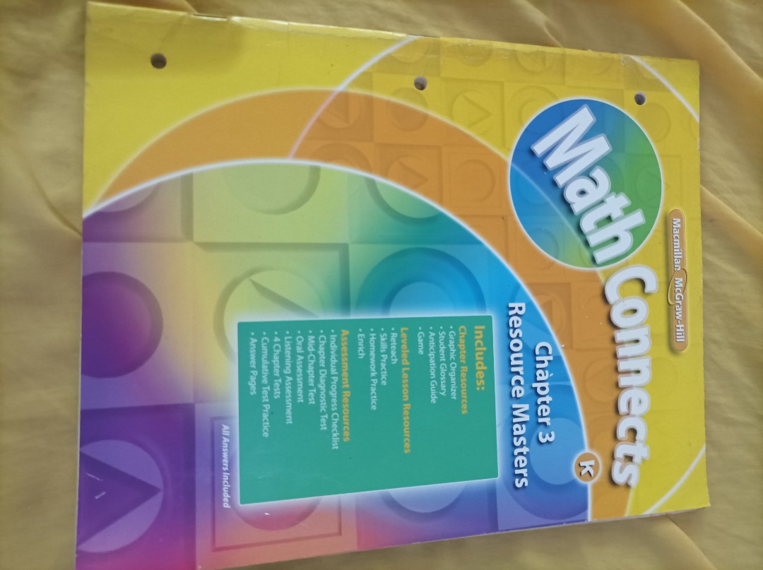math-connects-resource-masters-hobbies-toys-books-magazines