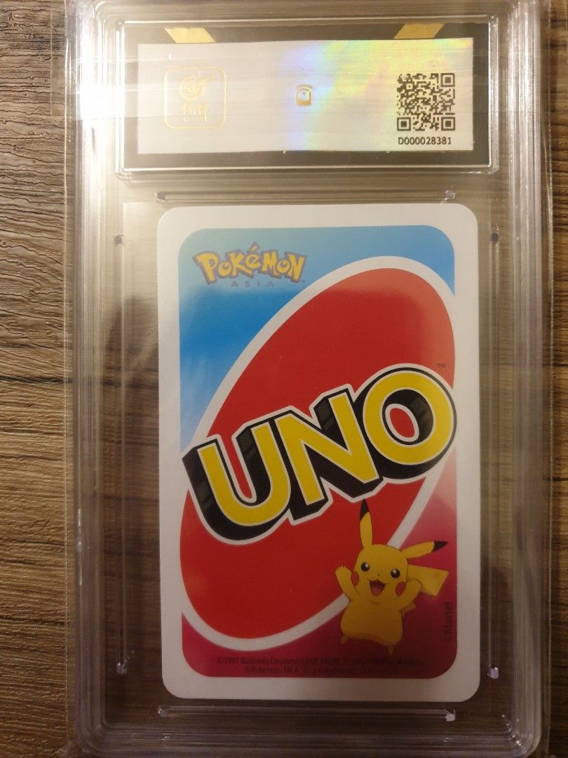 UNO Pokémon Themed Playing Card Game Special Rule Pikachu Asia Mattel Kids  Gift