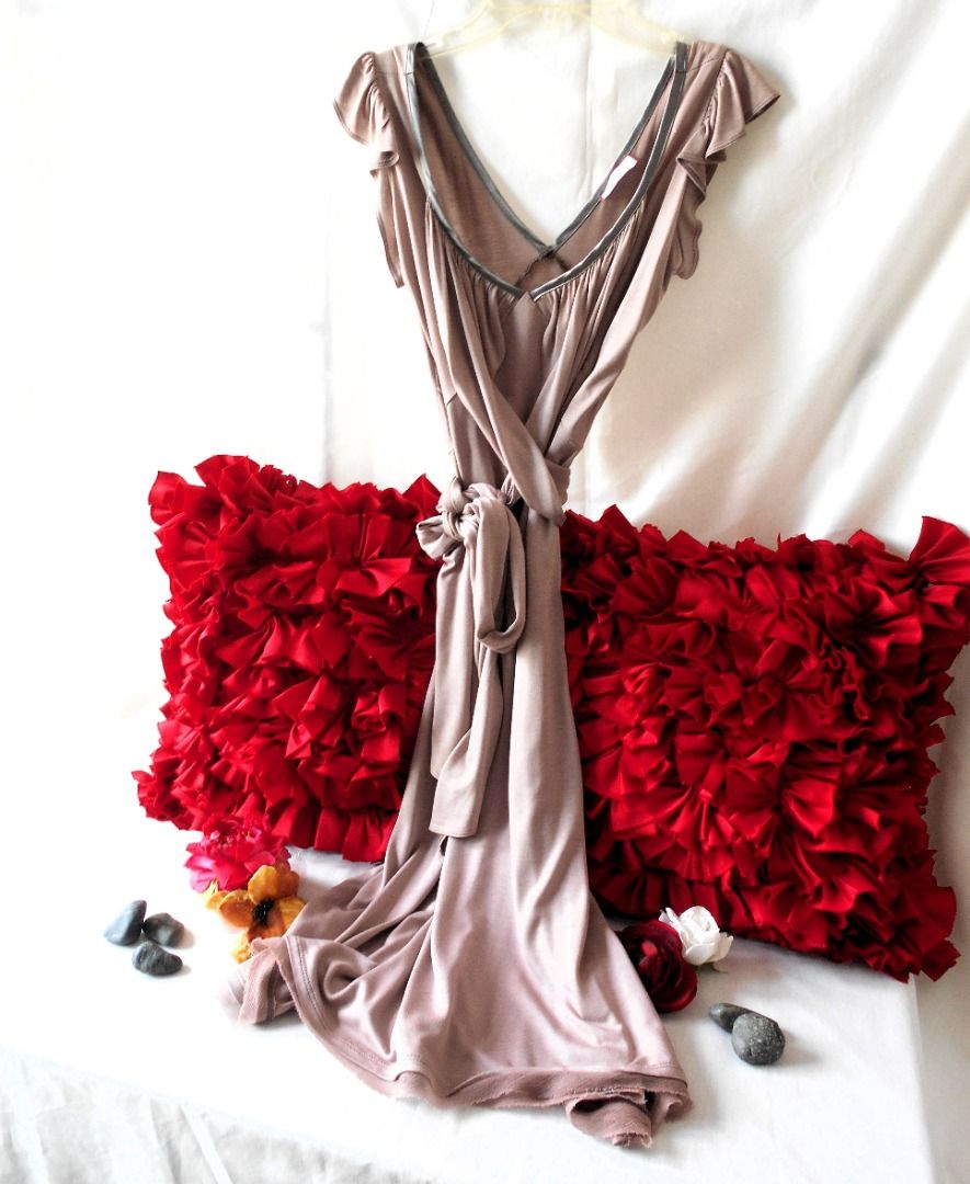 HOLD Max Co Lilac Pink Tie Wrap Work Cocktail Party Date Night Dress Authentic