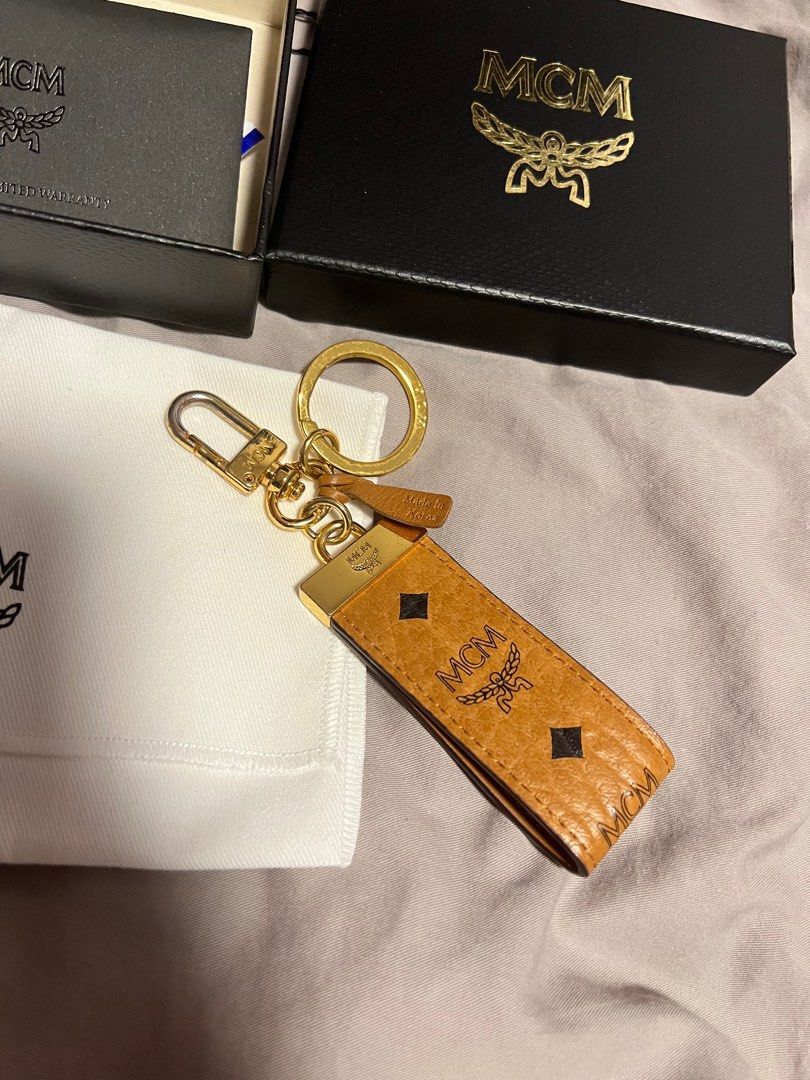 MCM Key Ring in Visetos